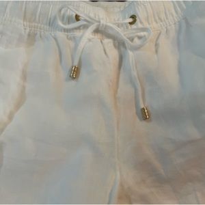 Lilly Pulitzer White Drawstring Pants